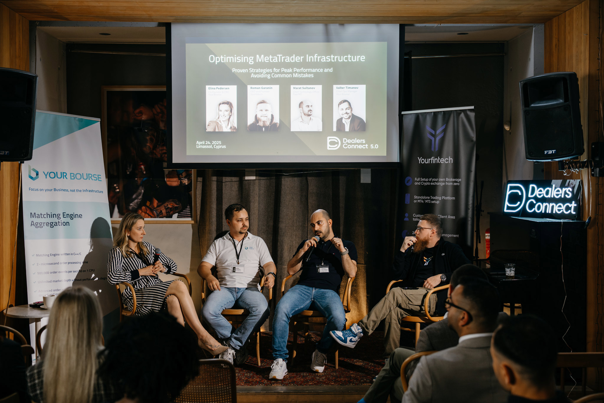 dealers connect panel discussion with elina and roman